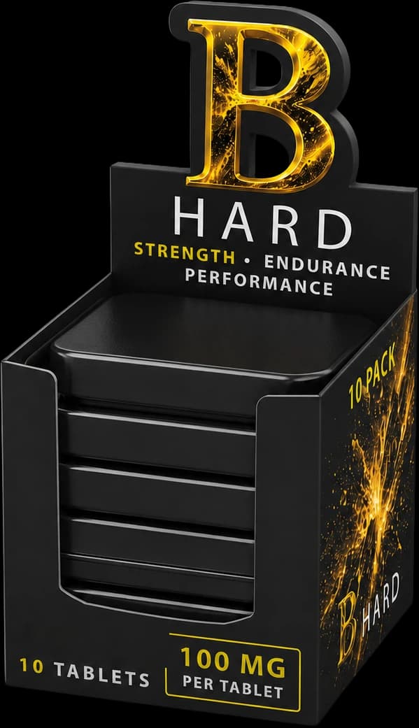B HARD 10-pack display box